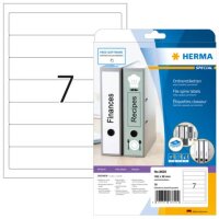 HERMA Ordneretiketten 8620 wei&szlig;, 10 Blatt