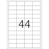 Folienetiketten stark haftend, 48,3x25,4mm,