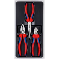KNIPEX 00 20 11 Montage-Paket 1 x 03 02 180, 1 x 26 12 200, 1 x 70 02 160  (SB-Karte/Blister)