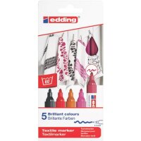 edding 4500 warm Textilmarker farbsortie gallery