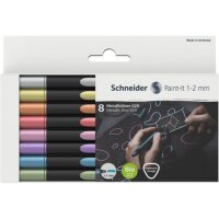 Schneider 020 Lackmarker farbsortiert 1,0 - 2,0 mm, 8 St.
