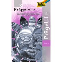 folia Pr&auml;gefolie silber, 3 Blatt