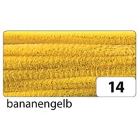 folia Pfeifenreiniger bananengelb Chenilledraht...