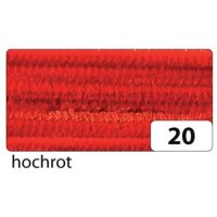 folia Pfeifenreiniger hochrot Chenilledraht &Oslash;...