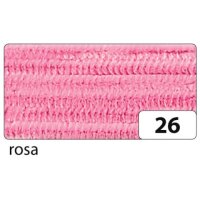 folia Pfeifenreiniger rosa Chenilledraht &Oslash; 8,0...
