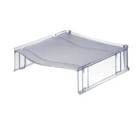 5234 Distanzelement Plus, für Briefkörbe Plus, grau transparent