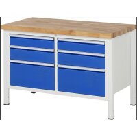 Werkbank höhenverstellbar 8475A2, B1250xT700xH840-1040m