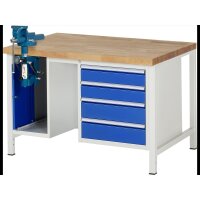 Werkbank höhenverstellbar 8185A1, B1250xT900xH840-1040m