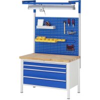 Werkbank 8333A2, B1250xT700xH840mm, 4xSchublade-VA 5