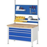 Werkbank höhenverstellbar 8333A2, B1250xT900xH840-1040m