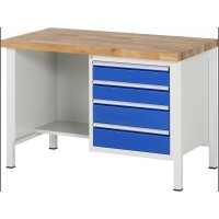 Werkbank höhenverstellbar 8453A2, B1250xT700xH840-1040m