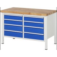 Werkbank höhenverstellbar 8477A2, B1250xT700xH840-1040m