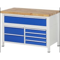 Werkbank höhenverstellbar 8921A2, B1250xT700xH840-1040m