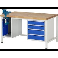 Werkbank höhenverstellbar 8185A1, B1500xT900xH840-1040m