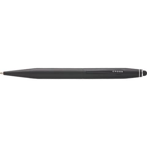 Kugelschreiber TECH 2 - M, Touch Tip, satiniert schwarz