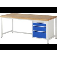 Werkbank höhenverstellbar 8159A1, B2000xT900xH840-1040m