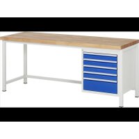 Werkbank 8168A1, B2000xT700xH840mm, 5xSc gallery