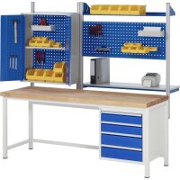 Werkbank höhenverstellbar 8171A1, B2000xT700xH840-1040m