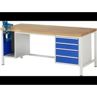 Werkbank höhenverstellbar 8185A1, B2000xT900xH840-1040m