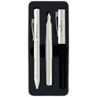 FABER-CASTELL Schreibset Grip 2010 wei&szlig;