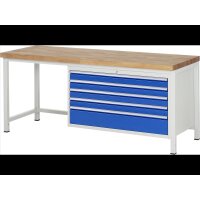 Werkbank höhenverstellbar 8368A1, B2000xT700xH840-1040m