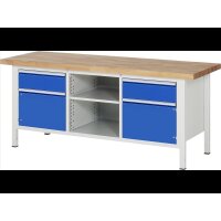 Werkbank höhenverstellbar 8561A2, B2000xT700xH840-1040m