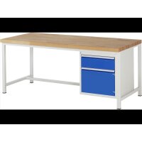 Werkbank höhenverstellbar 8152A1, B2000xT900xH840-1040m