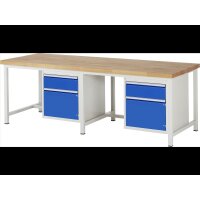 Werkbank höhenverstellbar 8152A1, B2500xT900xH840-1040m