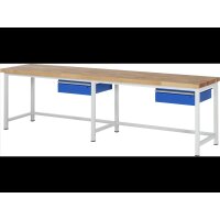 Werkbank höhenverstellbar 8001A1, 3000xT700xH840-1040mm