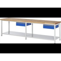 Werkbank höhenverstellbar 8001A6, B3000xT700xH840-1040m