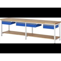 Werkbank 8002A7, B3000xT700xH840mm, 4xSchublade-TA