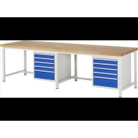 Werkbank höhenverstellbar 8168A1, B3000xT900xH840-1040m