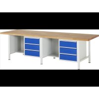 Werkbank höhenverstellbar 8452A2, B3000xT900xH840-1040m