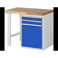 Werkbank 7503A1, B1000xT700xH890mm, 2xSchublade-VA, 1xT&uuml
