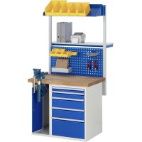 Werkbank 7510A2, B1000xT700xH890mm, 4xSchublade-VA, 1xSSKL 5