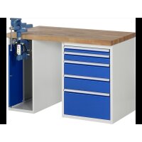 Werkbank 7511A2, B1250xT700xH890mm, 5xSchublade-TA, 1xSSKL