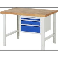 Werkbank höhenverstellbar 7126A1, B1250xT900xH790-1140m