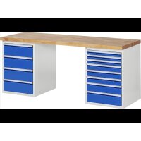 Werkbank 7822A3, B2000xT700xH890mm, 12xSchublade-VA 1