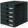 HAN Schubladenbox System-Box  schwarz 1450-13, DIN C4 mit 5 Schubladen