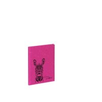 Notizbuch Save me - A5, 128 Seiten, Zebra und Panda sortiert