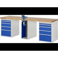 Werkbank 7511A0, B2500xT700xH890mm, 10xS gallery