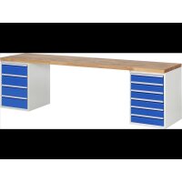 Werkbank 7821A3, B3000xT700xH890mm, 10xSchublade-TA 1