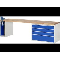 Werkbank 7710A2, B3000xT700xH890mm, 4xSchublade-VA, 1xSSKL 1