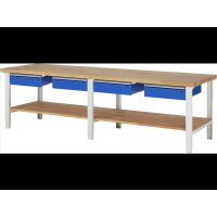 Werkbank höhenverstellbar 7002A7, B3000xT900xH790-1140m