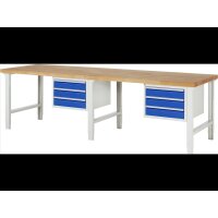 Werkbank höhenverstellbar 7127A1, B3000xT900xH790-1140m