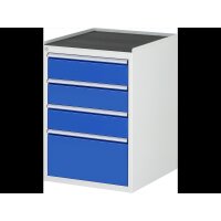 Schubladenschrank L5.3, B580xT650xH825mm, MT-Top-25mm,...