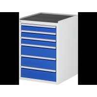 Schubladenschrank L5.9, B580xT650xH825mm, MT-Top-25mm,...