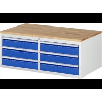 Schubladenschrank LL2.3.3, B1145xT650xH465mm, B-Top-25mm,...