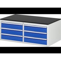 Schubladenschrank LL2.3.3, B1145xT650xH460mm, M-Top-22mm,...