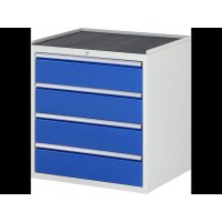 Schubladenschrank XL5.1, B770xT650xH825mm, MT-Top-25mm,...